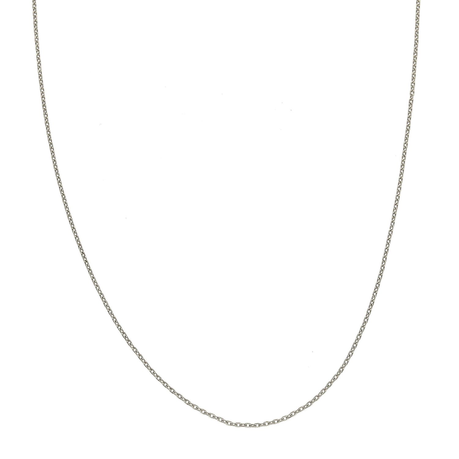 Złoty łańcuszek 585 ankier białe złoto 0,5 mm DIA-LAN-1097B-585 0,5mm ✅ Złoty łańcuszek wykonany z białego złota próby 585 ✅.jpg